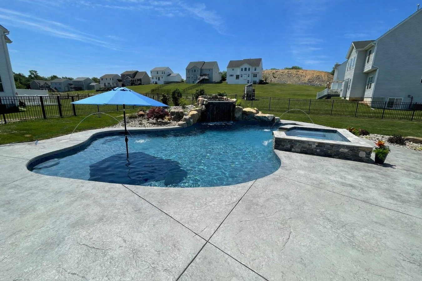 Concrete pool decks in West Haven, CT