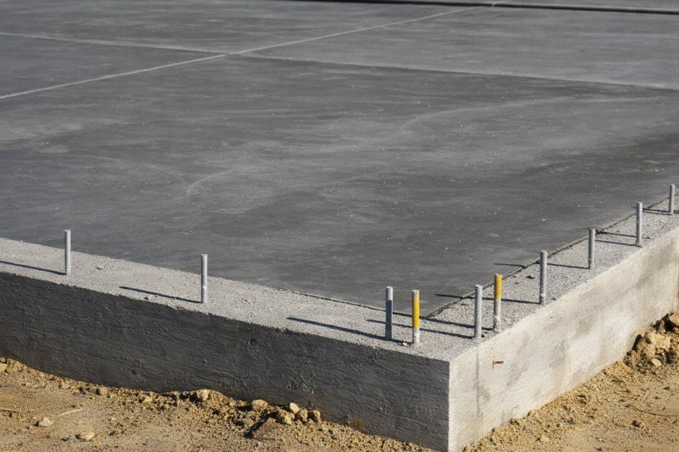 Slab foundation building in West Haven, CT